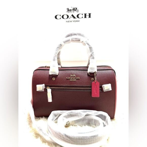 🔥🎁NWT! Coach ROWAN Satchel Handbag Colorblock Msrp:$350.00 - Picture 3 of 8